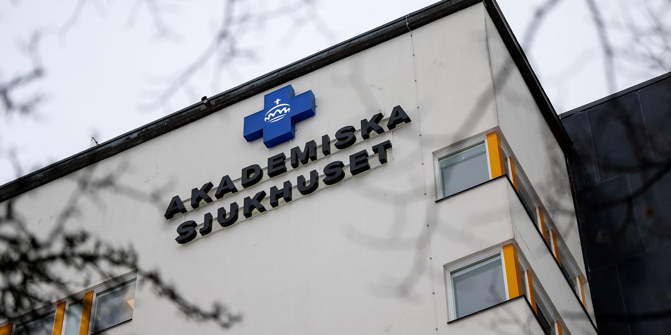 Akademiska sjukhuset i Uppsala, arkivbild från 2025.