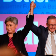 Penny Wong och  Anthony Albanese