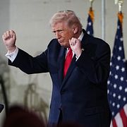 Donald Trump med sin fru Melania. 