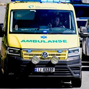 Arkivbild av en norsk ambulans.