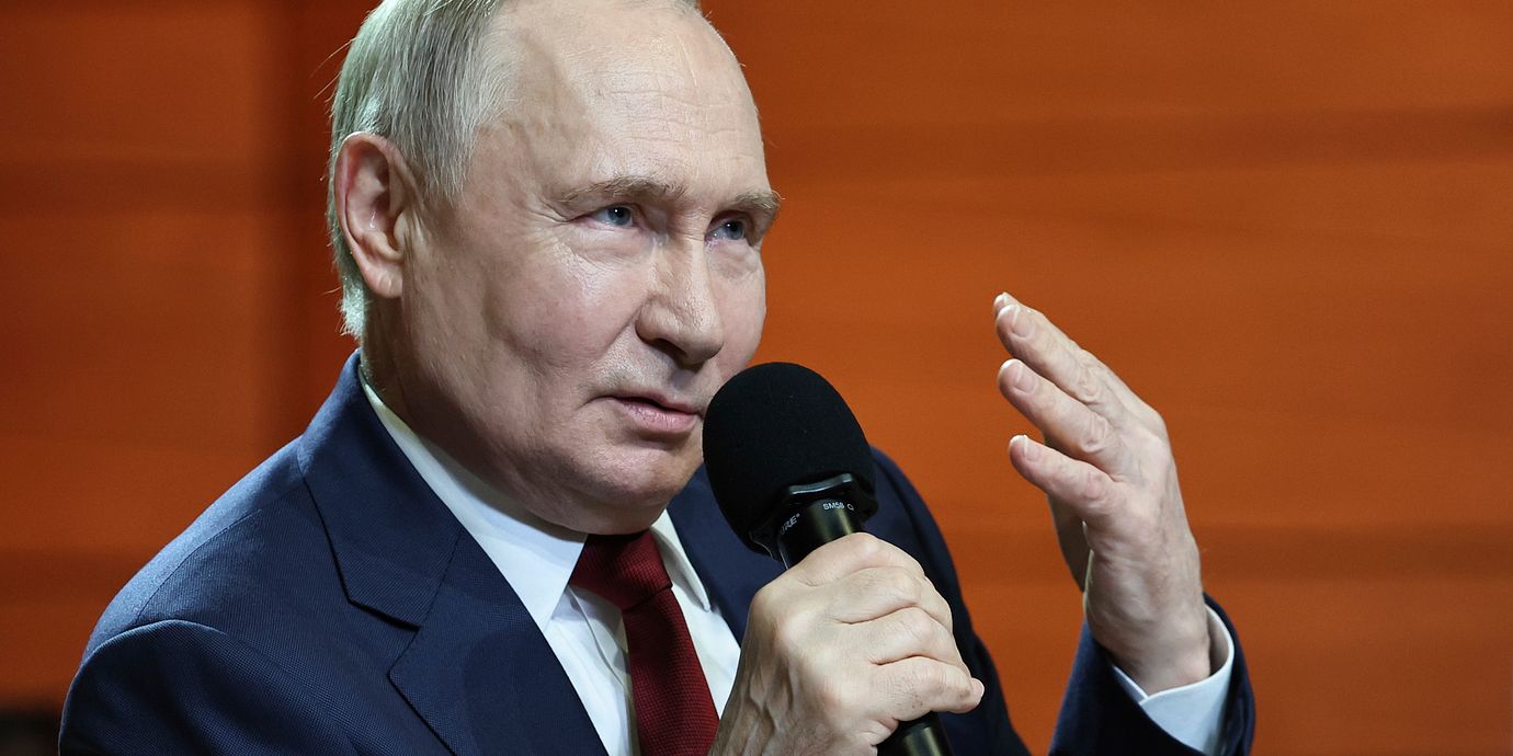 Rysslands president Vladimir Putin.