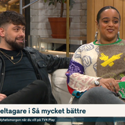 Simon Superti och Seinabo Sey i Nyhetsmorgon.