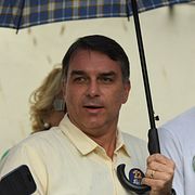 Flávio Bolsonaro på valdagen.