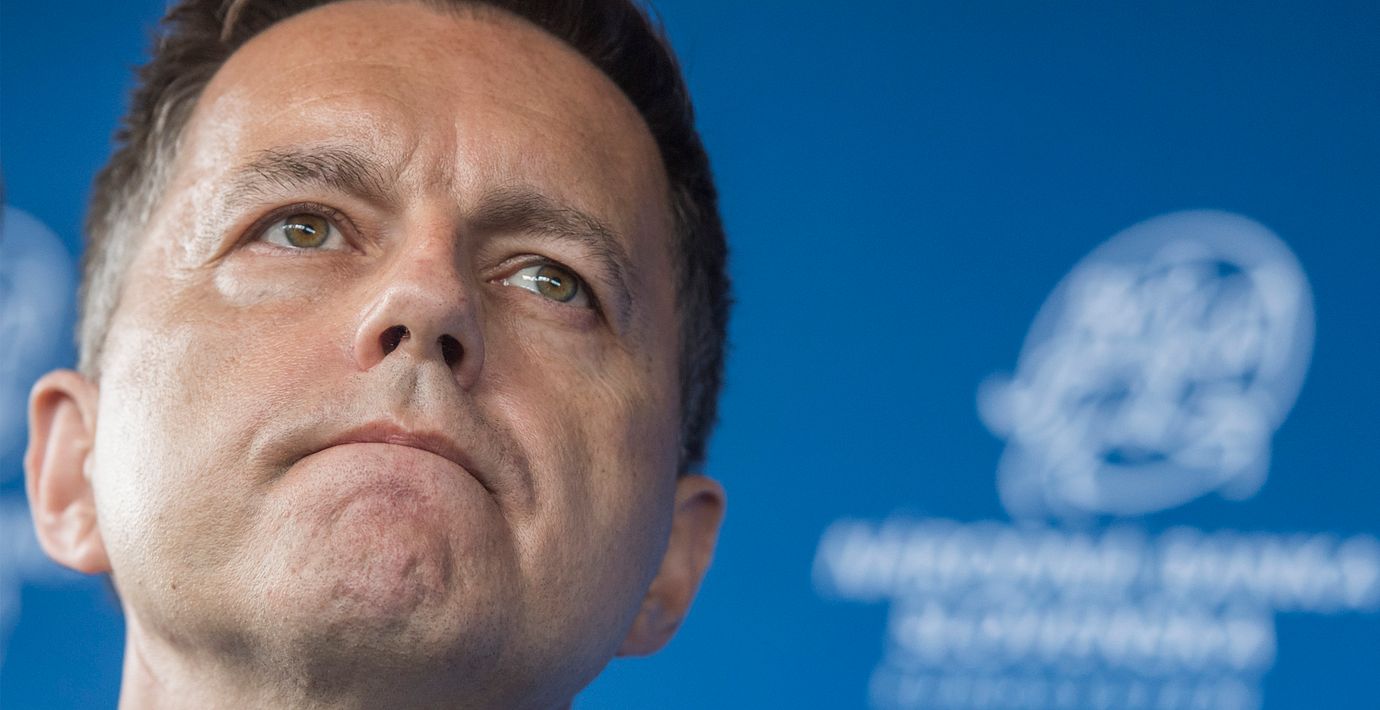 Peter Kazimir, Sloveniens centralbankschef.