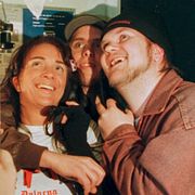Sofia Wistam och duon Hjalle och Heavy 1998.