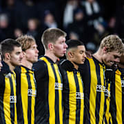 Hammarby  TFF:s spelare i samband med kvalet till superettan. 