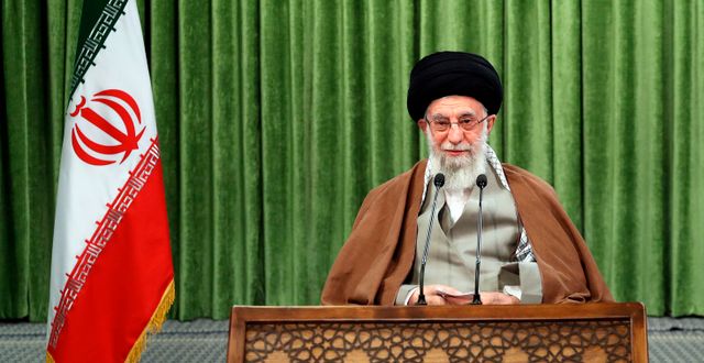 Irans ayatolla Ali Khamenei TT NYHETSBYRÅN