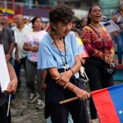 Maduro-anhängare i Caracas, arkivbild från augusti. 
