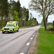 En ambulans i Skultuna.