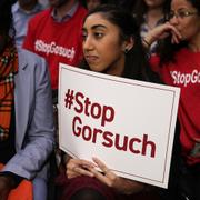 Arkivbild: Protester mot Gorsuch.