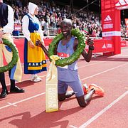 
Edwin Kiptoo vinner Stockholm marathon.