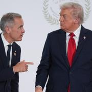 Kanadas premiärminister Mark Carney och Donald Trump