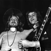 Musikerna Pugh Rogefeldt och Jojje Wadenius tillsammans 30 november 1970 i Malmö.