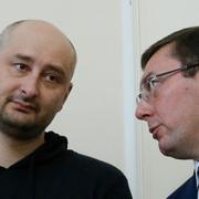 Arkadij Babtjenko och Yuriy Lutsenko.