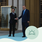 Statsminister Ulf Kristersson och Turkiets president Recep Tayyip Erdogan.