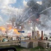 Bild som fångar explosionen, 21 december.