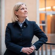 Socialdemokraternas partiledare Magdalena Andersson 26 februari.