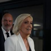 Macrons utmanare Marine Le Pen. 