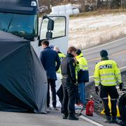 Bild från olycksplatsen.