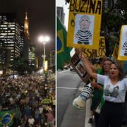 Demonstrationerna i São Paulo.