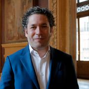 Gustavo Dudamel, vid en pressträff på Palais Garnier i Paris, 2021. 