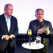 Marcus Wallenberg och Jensen Huang. 