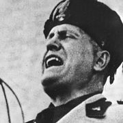 Italiens tidigare diktator Benito Mussolini.