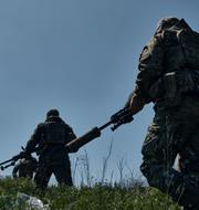Ukrainska soldater. Libkos / AP