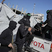 Hamasmedlemmar i Gaza.