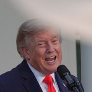 Donald Trump i Vita huset den 25 juni 2026.