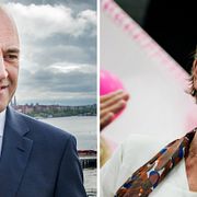 Fredrik Reinfeldt och Gudrun Schyman.