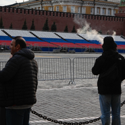 Röda torget, bild från explosionen