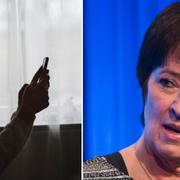 Förra samordnaren Mona Sahlin till höger. Arkivbilder.