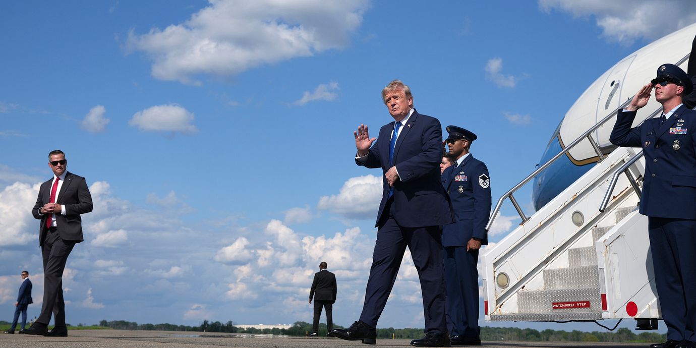 Donald Trump, bild från 1 juli.