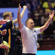 Sveriges tränare Michael Apelgren.