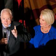 John McCain och Cindy McCain.