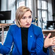 KD:s Ebba Busch Thor. Arkivbild. 