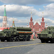 Ryska armén i Moskva under segerdagen 9 maj. Pelagia Tikhonova / AP