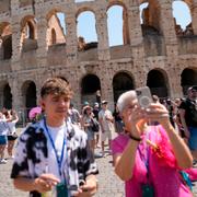 Colosseum i Rom, arkivbild. 