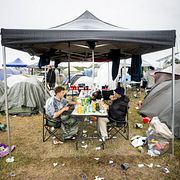 Campingområdet på Roskildefestival
