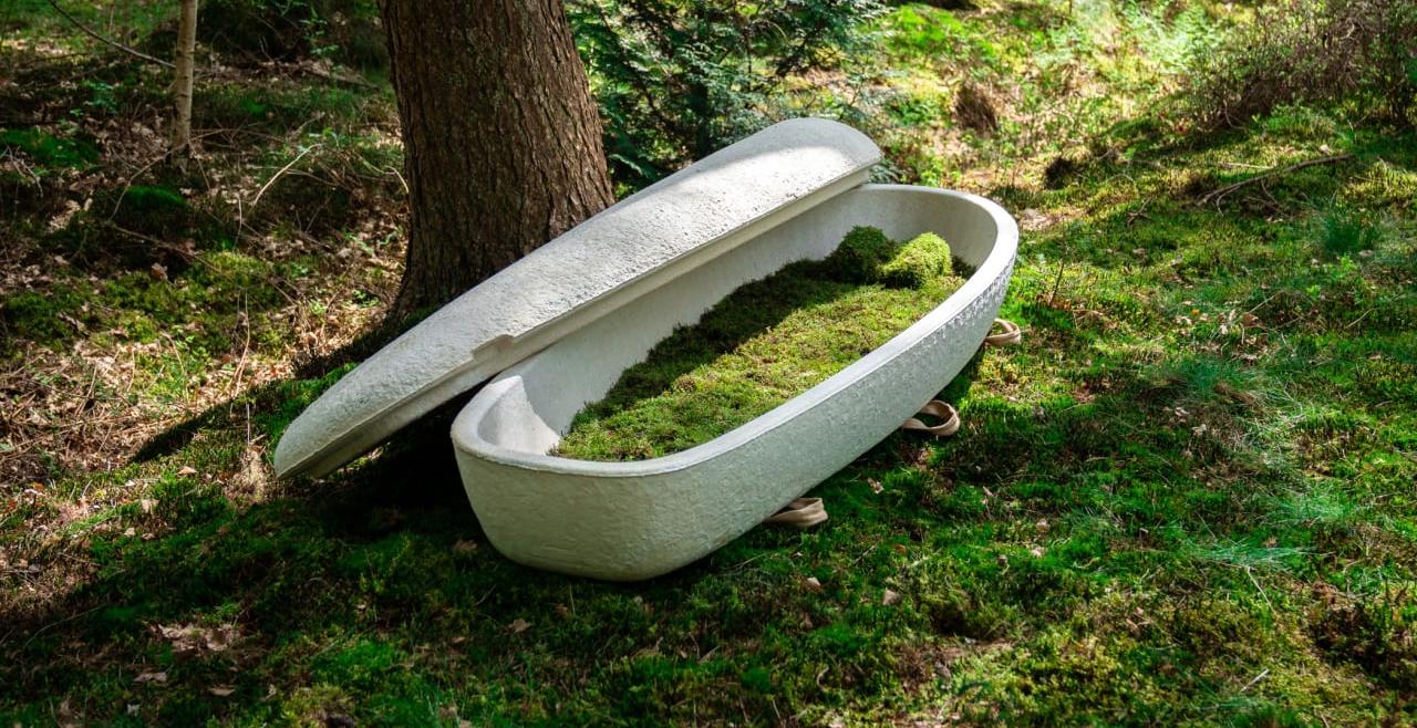 The Living Cocoon enriches the soil as it biodegrades.