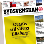 Dagens Sydsvenskan och Elfsborgs Per Frick (montage).