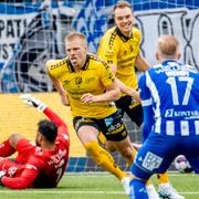 Per Frick efter 1–0. 