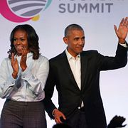 Michelle och Barack Obama.