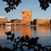 Nya Bildmuseet i konstnärligt campus vid Umeå Universitet.