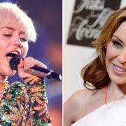 Miley Cyrus och Kylie Minogue