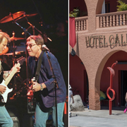 Eagles (t v), hotellet Hotel California (t h)