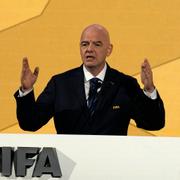 Gianni Infantino under kongressen i Bangkok.