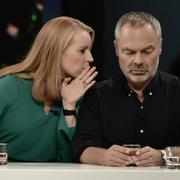 C-ledaren Annie Lööf och L-ledaren Jan Björklund. 