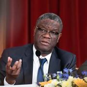 Fredspristagaren Denis Mukwege.